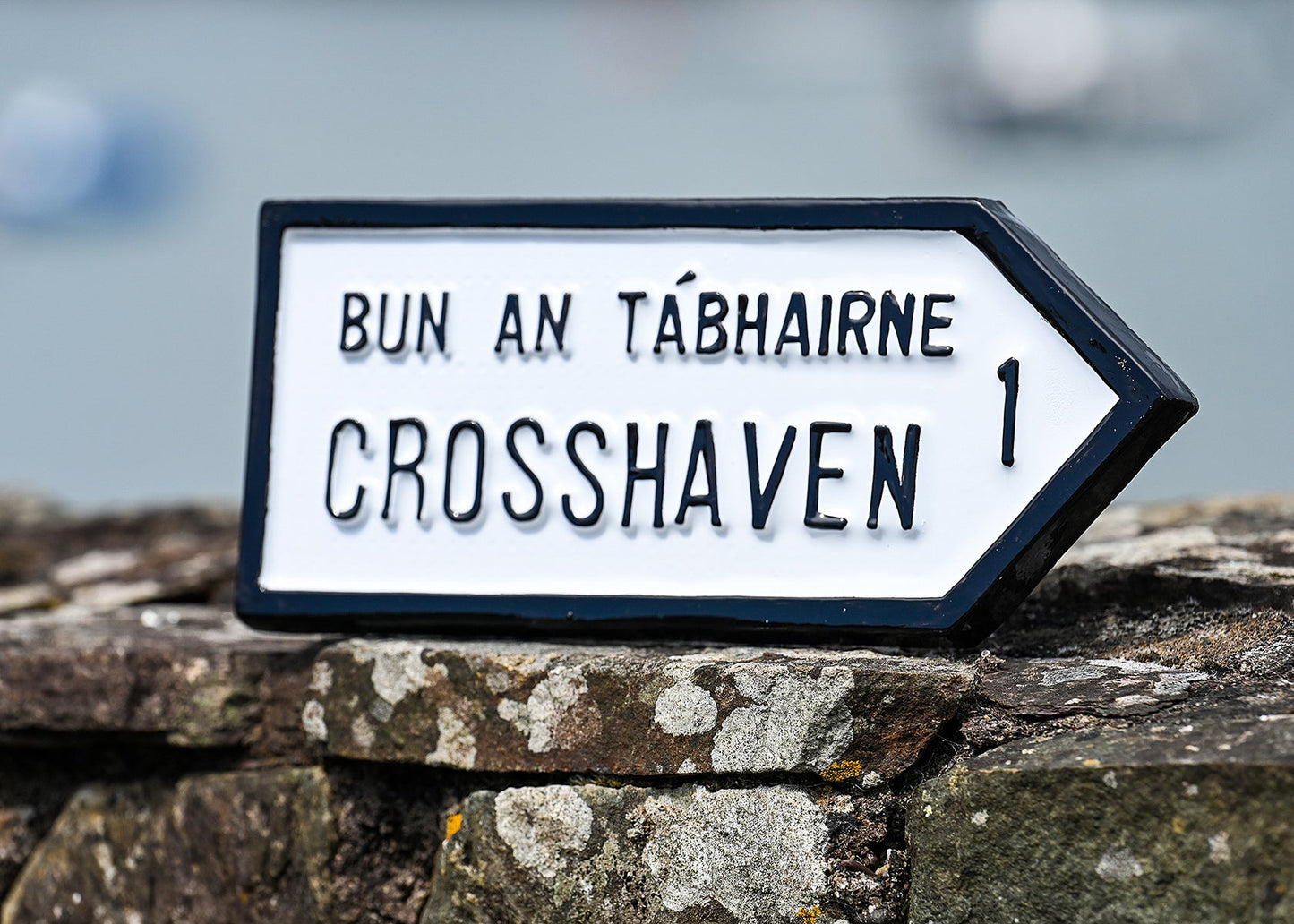 Crosshaven Resin Road Sign - Cockleshell Crosshaven