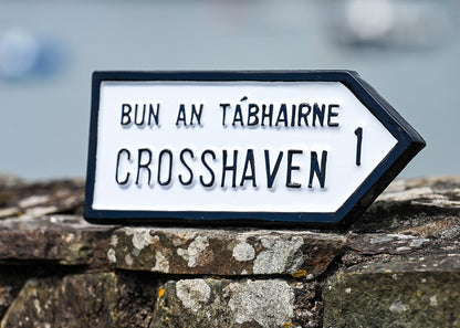 Crosshaven Resin Road Sign - Cockleshell Crosshaven