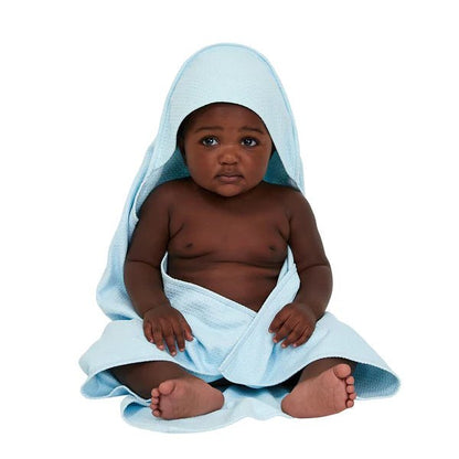 Dock and Bay - Baby/Toddler Hooded Towel in Bestie Blue. Carbon Neutral Product - Cockleshell Crosshaven