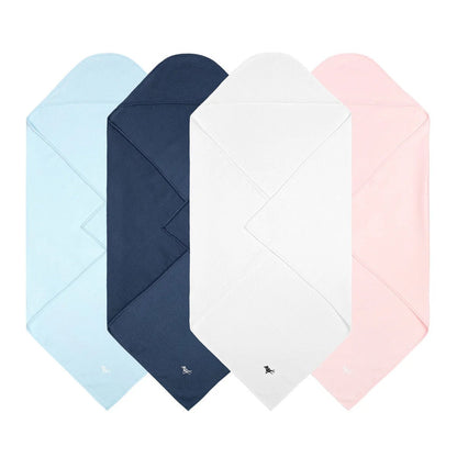 Dock and Bay - Baby/Toddler Hooded Towel in Bestie Blue. Carbon Neutral Product - Cockleshell Crosshaven