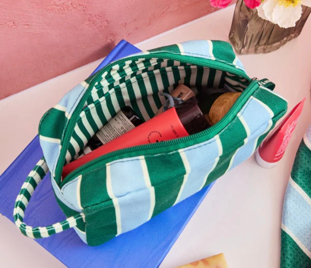 Dock and Bay Toiletry/Wash Bag in Peppermint Punch - Cockleshell Crosshaven