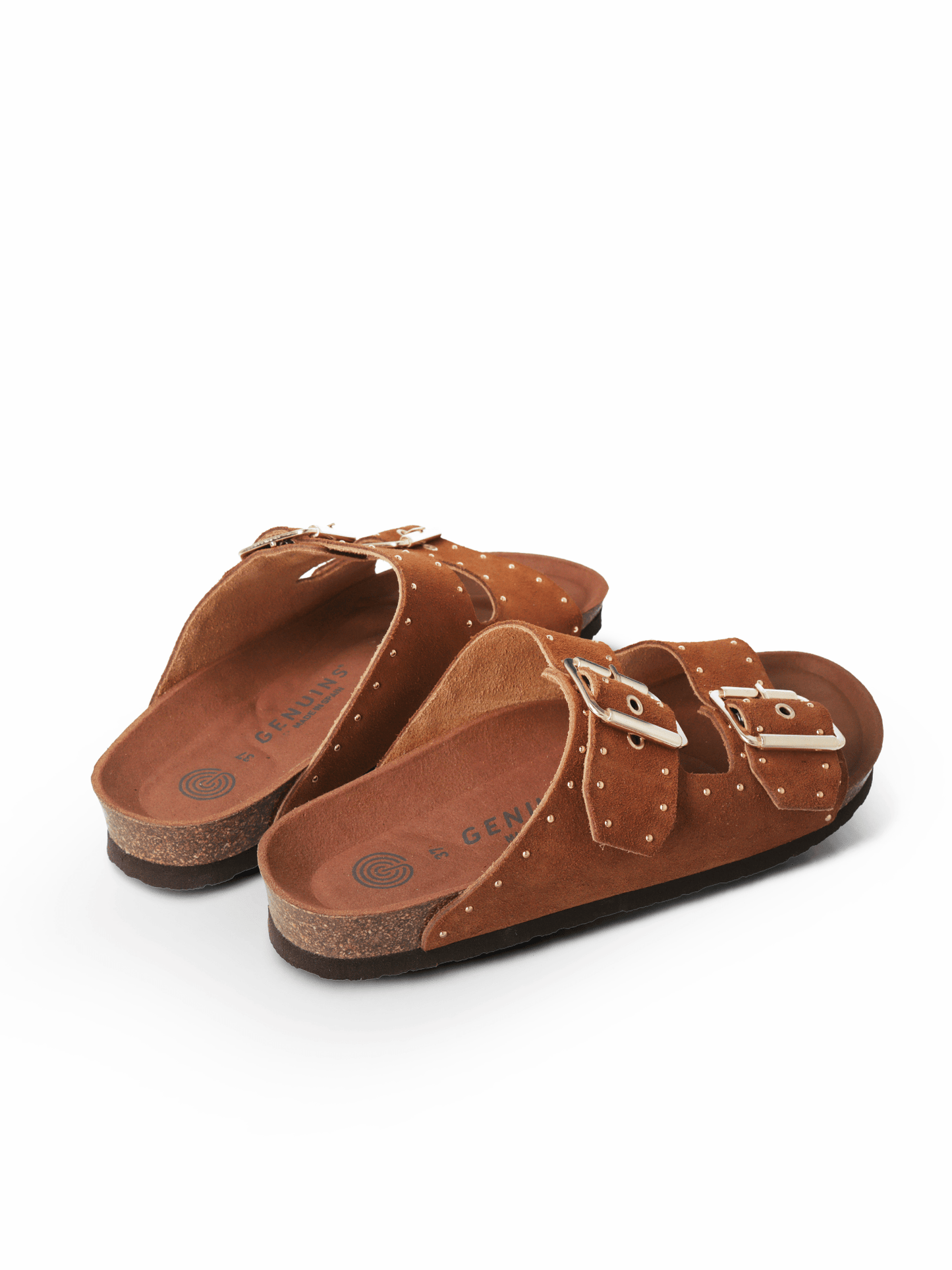 Genuins Real Leather Ladies Sandal in Tan leather - Cockleshell Crosshaven