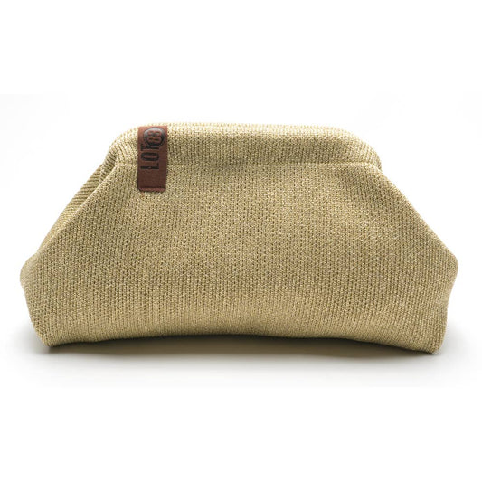 Gold sparkle clutch bag - Cockleshell Crosshaven