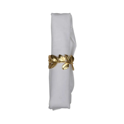 Leaf Napkin Rings - set of 4 from French brand Aulica - Cockleshell Crosshaven