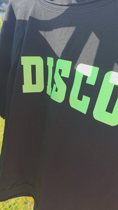 Midnight Black DISCO Graphic Light Sweat/Tee