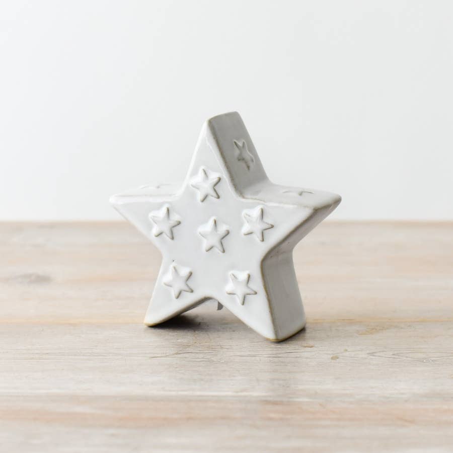 Reactive Glaze Star - Cockleshell Crosshaven