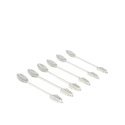 Rose gold leaf Coffee Spoons - Set of 6 by Aulica - Cockleshell Crosshaven
