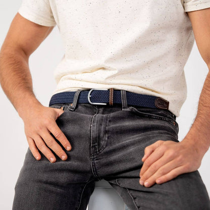 Slate blue elastic braided belt from Billybelt - Cockleshell Crosshaven