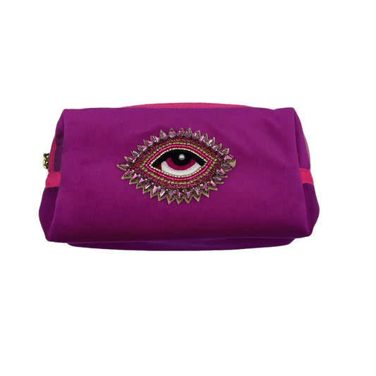 Sixton London Small Make up Bag. Fushia.